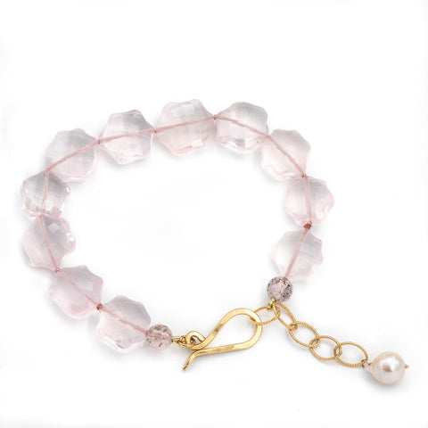 Rose Quartz Candy Bracelet