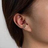Golden Wave Ear Cuff