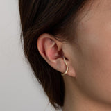 Golden Wave Ear Cuff