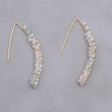 Aquamarine Sugar Stick Earrings