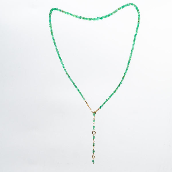 Emerald Bead Necklace