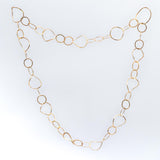 Space Warp Loop Gold Chain Necklace