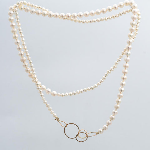 Long Fresh Water Pearl Necklace