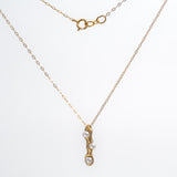 Baby Akoya Pearl Driftwood Pendant Necklace