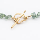 Green Sapphire Briolette Necklace