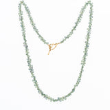 Green Sapphire Briolette Necklace