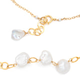 Keshi Pearl Ring Necklace