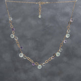 Spring Color Ring Necklace