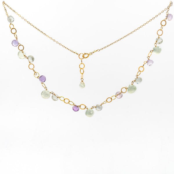 Spring Color Ring Necklace