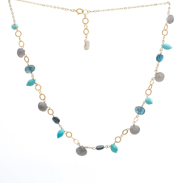 Morning Moon Ring Necklace