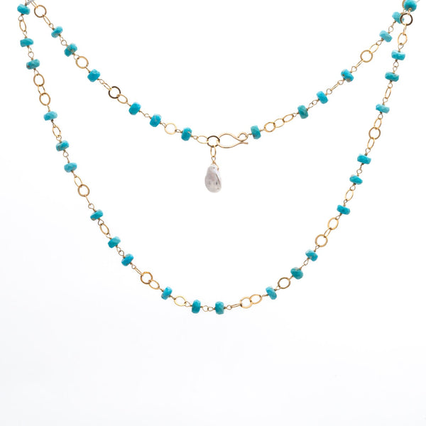 Turquoise Ring Necklace