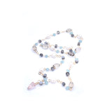 Misty Spring Hues Long Ring Necklace