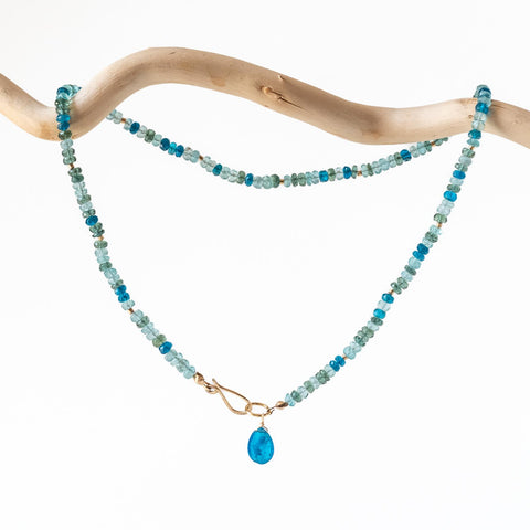 Happy Blues Apatite Necklace