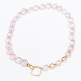 Rose Quartz Candy Necklace B