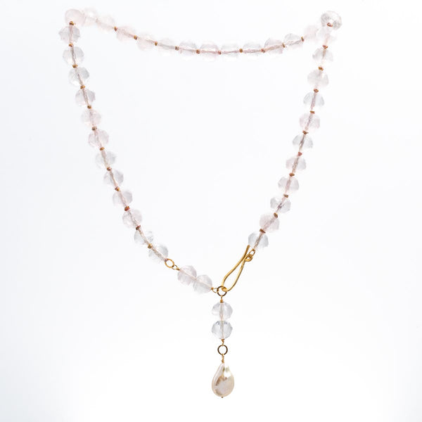 Rose Quartz Candy Necklace A
