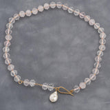 Rose Quartz Candy Necklace A