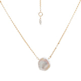 Keshi Pearl Droplet Necklace