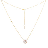 Keshi Pearl Droplet Necklace