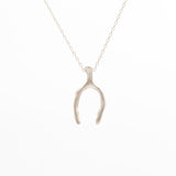 Wishbone Silver Necklace