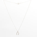 Wishbone Silver Necklace