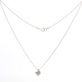 Abstract Charm Silver Necklace