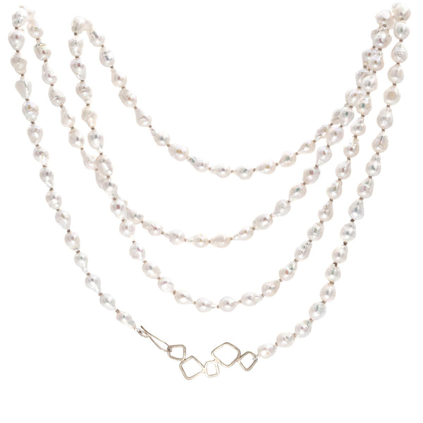 Klimt Baroque Pearl Long Necklace