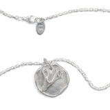 Melt with Love Silver Heart Disk Charm Necklace