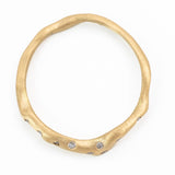 The 10-Diamond Driftwood Ring, 18k Gold