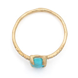 Turquoise Sparkle Ring - B