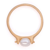 Oval Pearl Roller Ring