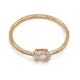 Icy Rose Sparkle Ring