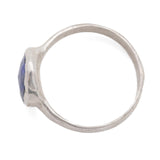 Rose cut Lapis Lazuli Ring