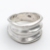 Ocean Wave Silver ring
