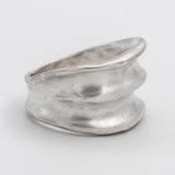 Ocean Wave Silver ring
