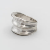 Ocean Wave Silver ring