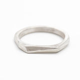 Double Faced Silver ring