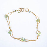 Sapphire Flower Bracelet