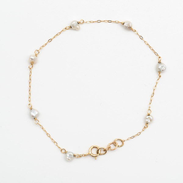 Keshi Pearl Bracelet