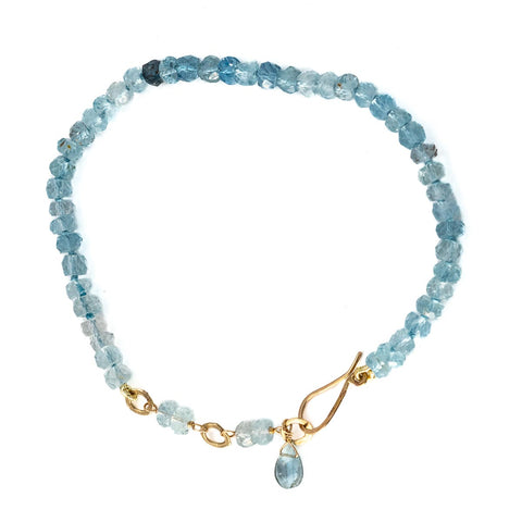 Blue Ombre Aquamarine Bracelet