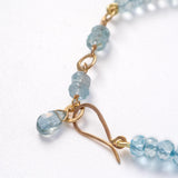 Blue Ombre Aquamarine Bracelet