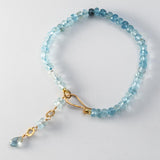 Blue Ombre Aquamarine Bracelet