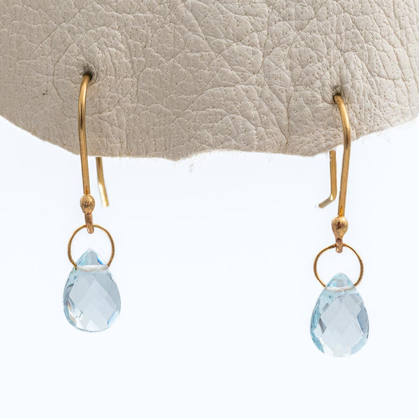 Petite Aquamarine Earrings