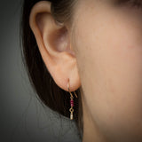 Shizuku Ruby Earrings
