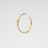 Driftwood Ear Cuff with Diamond