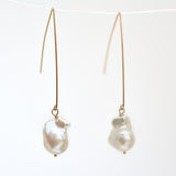 Baroque Pearl Marquise Earrings