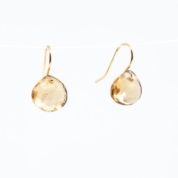 Champagne drop Earrings