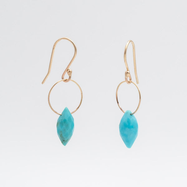 Turquoise Spear Earring