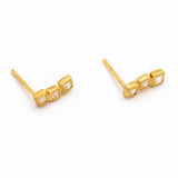 Stacking Blocks Tower Earrings