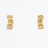 Stacking Blocks Tower Earrings
