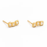 Stacking Blocks Tower Earrings